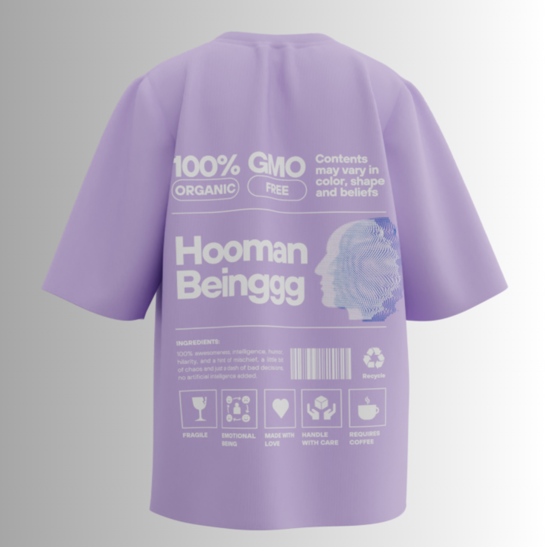 Hooman Being Oversized T-Shirt